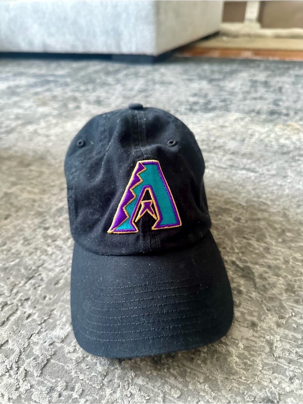 Black Arizona Diamondbacks Embroidered A Logo Cap